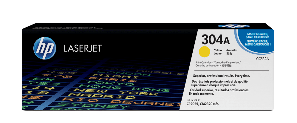 Toner HP 304A Amarillo 2800Pag — imagen 1