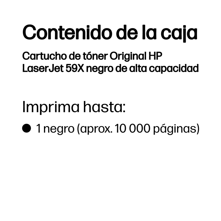 Toner Hp 59X Negro miniatura 4