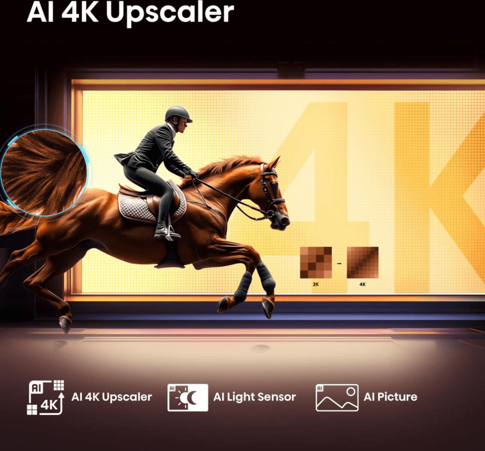 TV Hisense 50E77Q 50" QLED Smart TV Dolby Vision miniatura 7