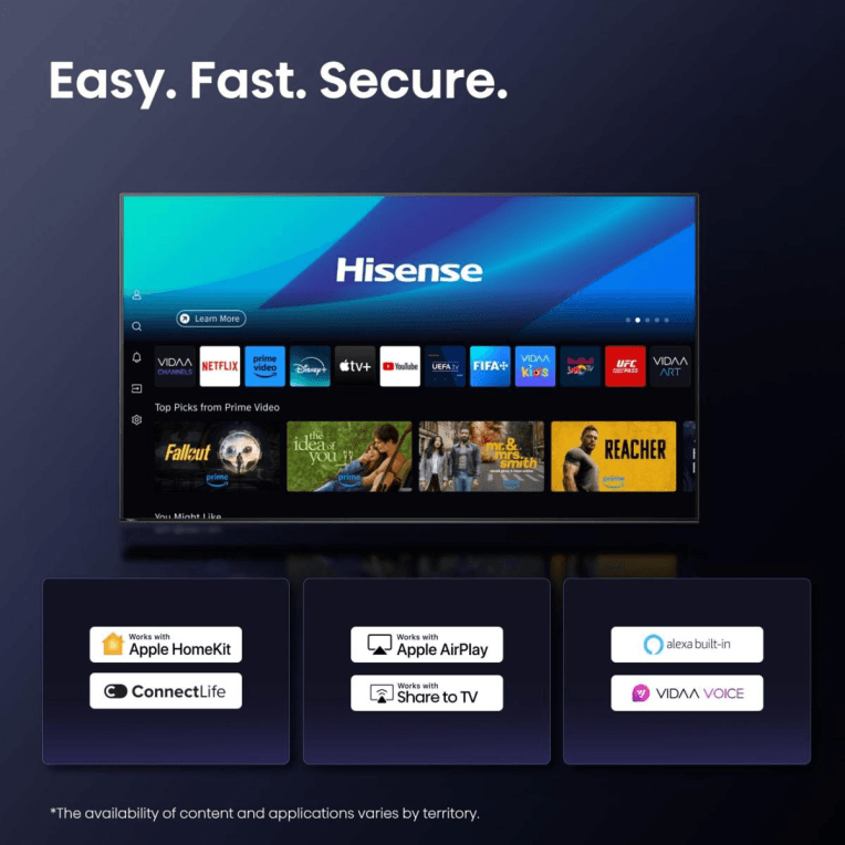 TV Hisense 55E77Q 55" QLED Smart TV Dolby Vision miniatura 10