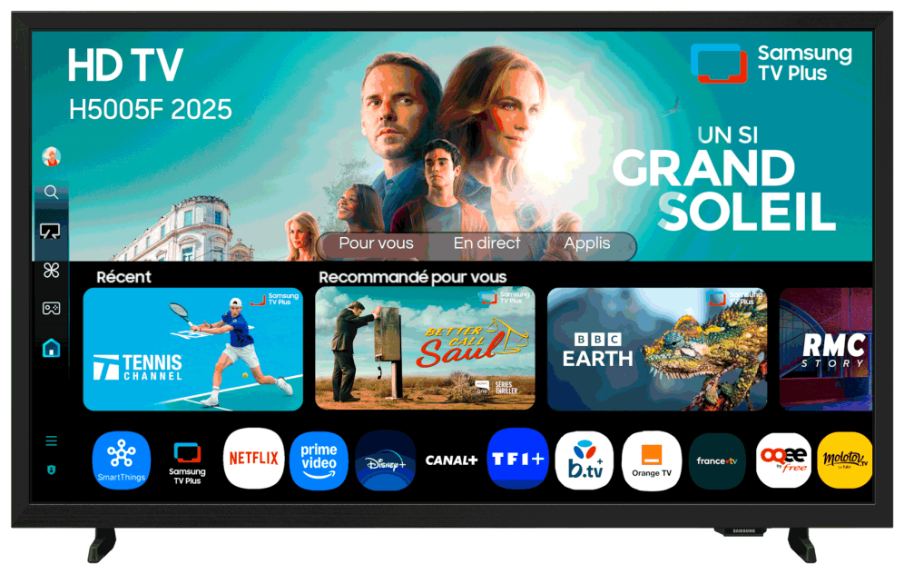 TV Samsung TU32H5005FK 32" HD Smart TV Wifi Negro — imagen 1
