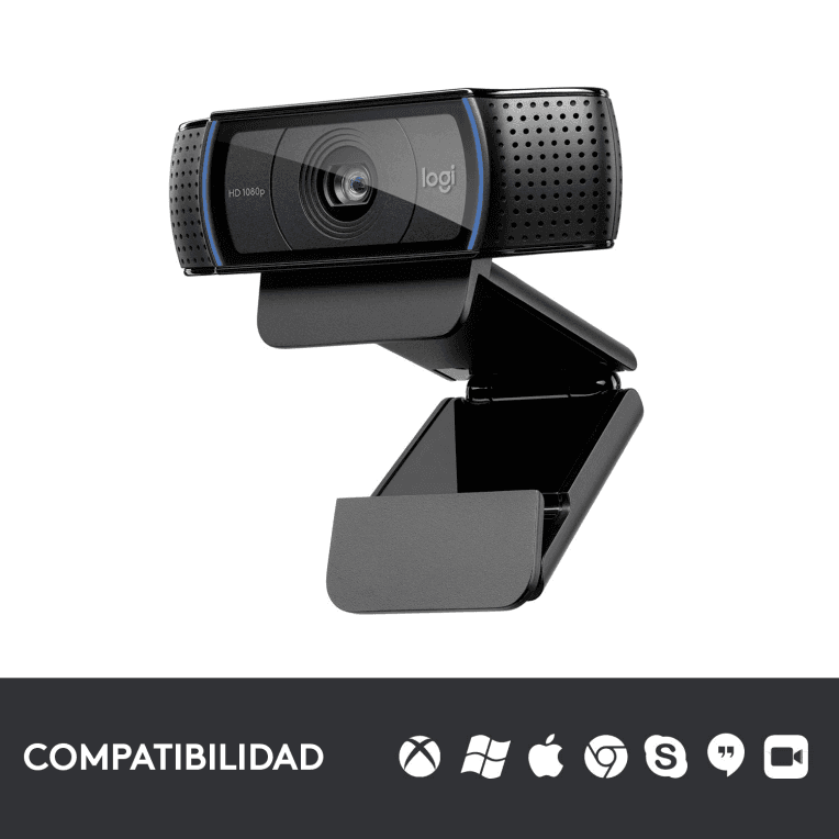 WebCam Logitech C920 FHD 1920x1080 px Negra miniatura 6