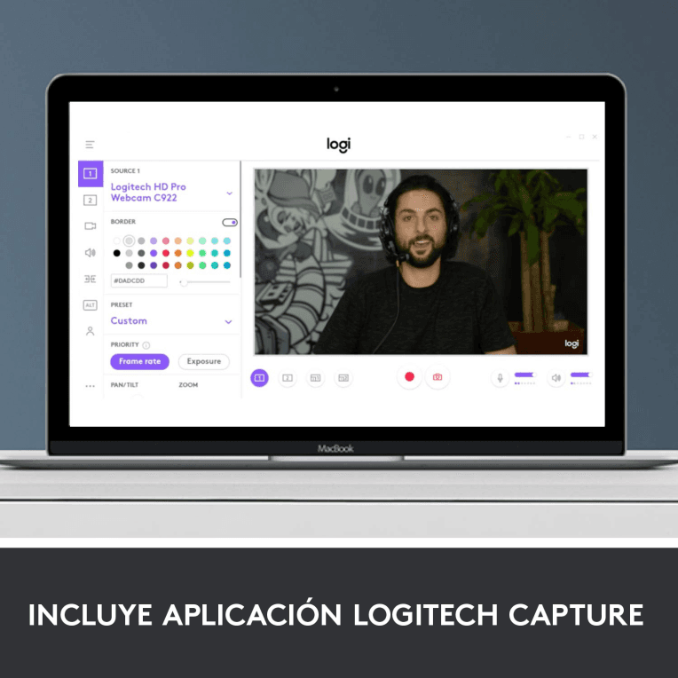 WebCam Logitech C920 FHD 1920x1080 px Negra miniatura 9