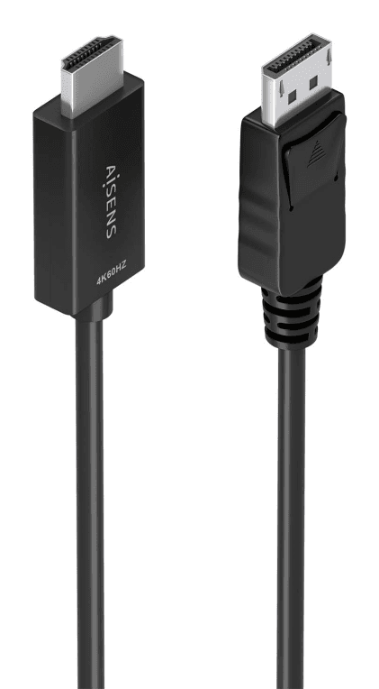 Adaptador Aisens Cable Conversor DisplayPort/M a HDMI/M 4K@60Hz Negro 2.0m — imagen 1