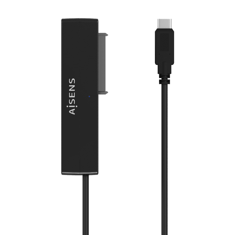 Adaptador Aisens SATA A USB-C USB 3.0 3.1 Gen1 2.5" 3.5" Negro — imagen 1