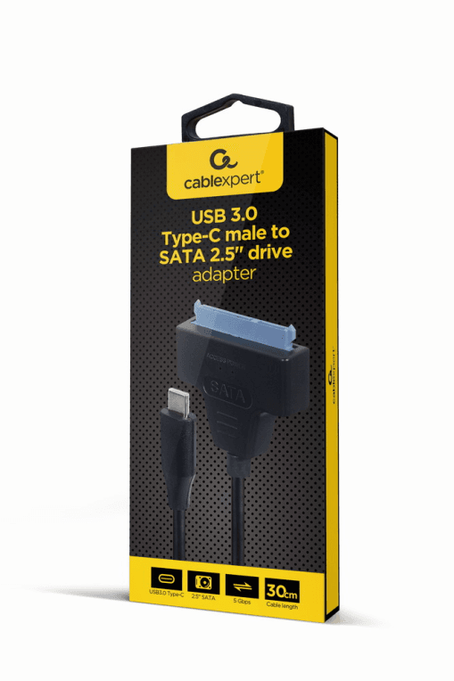 Adaptador de Unidad USB 3.0 Tipo-C Macho a SATA 2.5'' Gembird — imagen 1