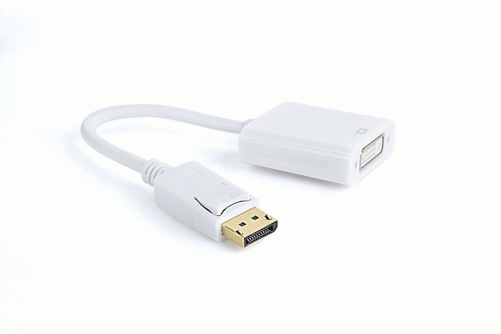 Adaptador Gembird DisplayPort a DVI Macho Hembra Blanco — imagen 1