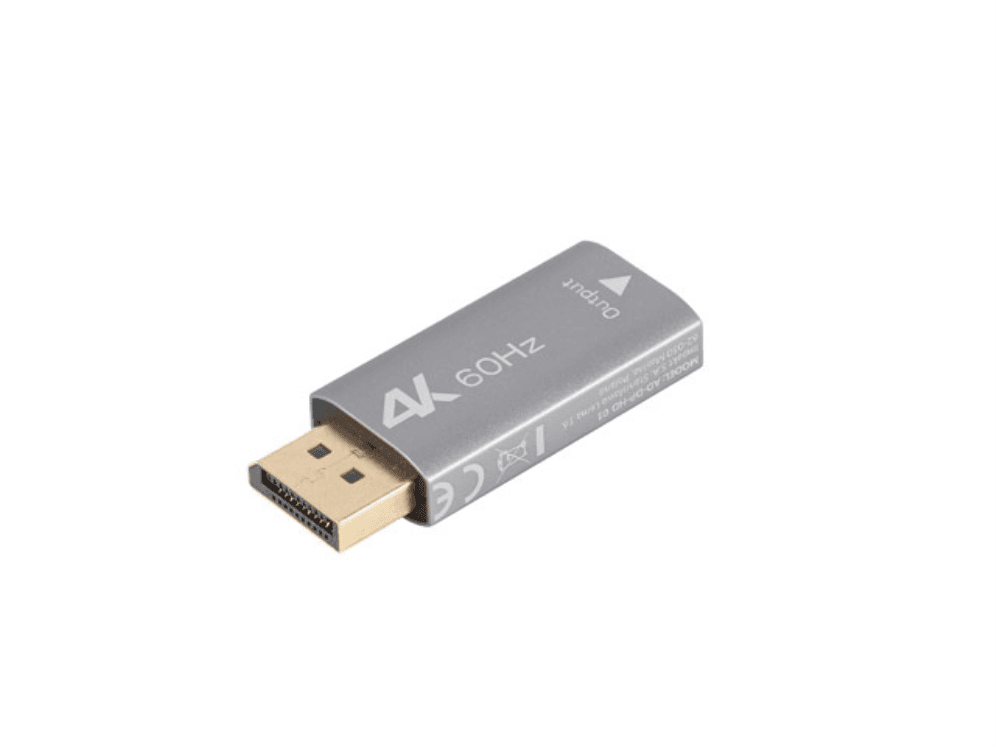 Adaptador Lanberg 4K DisplayPort Macho/HDMI Hembra — imagen 1