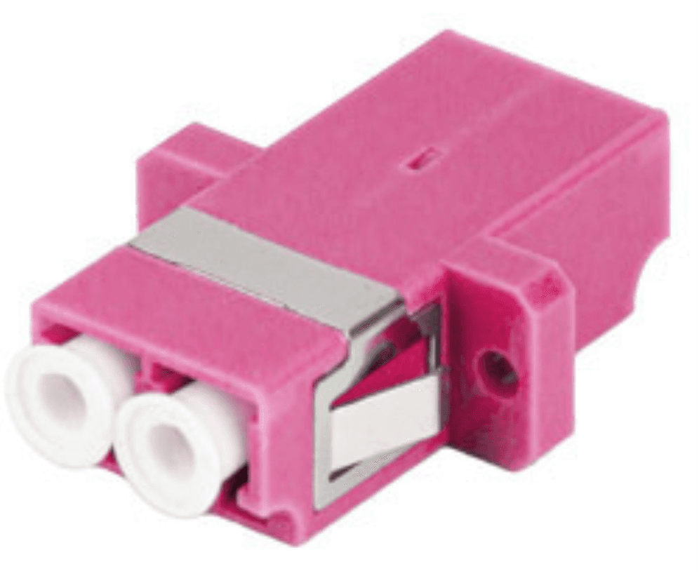 Adaptador Lanberg Fibra Óptica Multi LC/UPC Duplex OM4