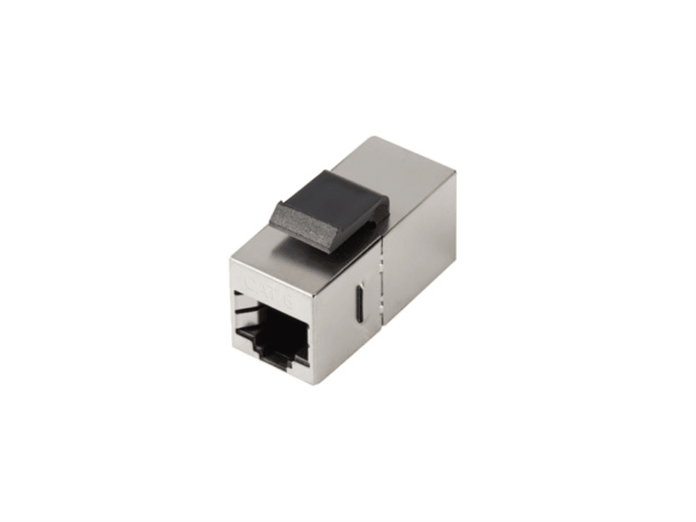 Adaptador Lanberg Keystone Feed-Thru RJ45 a RJ45 Cat.6 FTP para Extensión