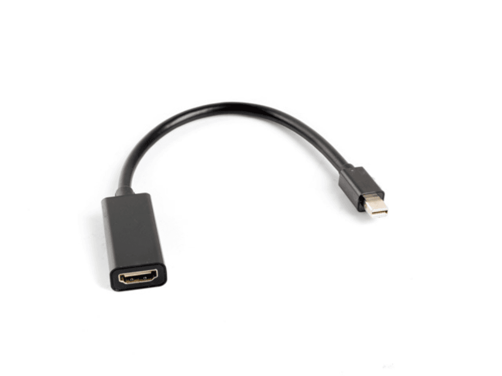 Adaptador Lanberg Mini DisplayPort Macho/HDMI Hembra 20cm Negro
