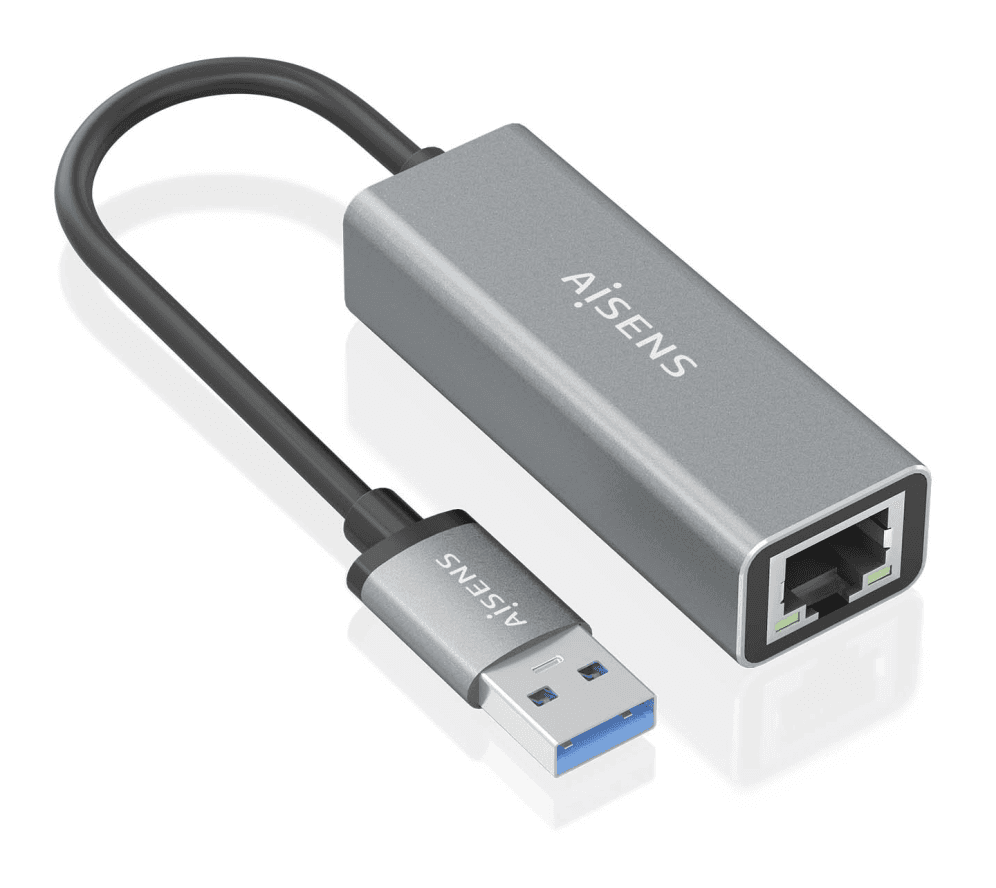Adaptador Wifi Aisens A106-0897 USB 3.0 A Ethernet Gigabit 10/100/1000 Gris 15cm