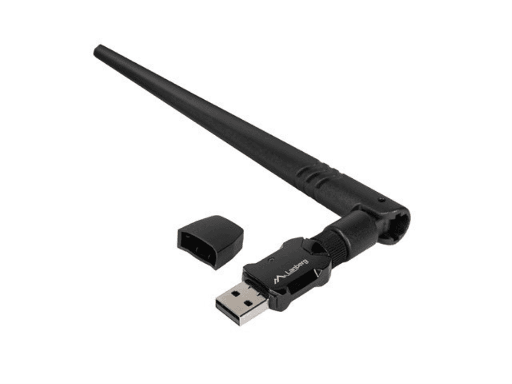 Adaptador Wifi Lanberg USB 2.0 WiFi6 Dual Band AX900 600MB/s Antena Ext