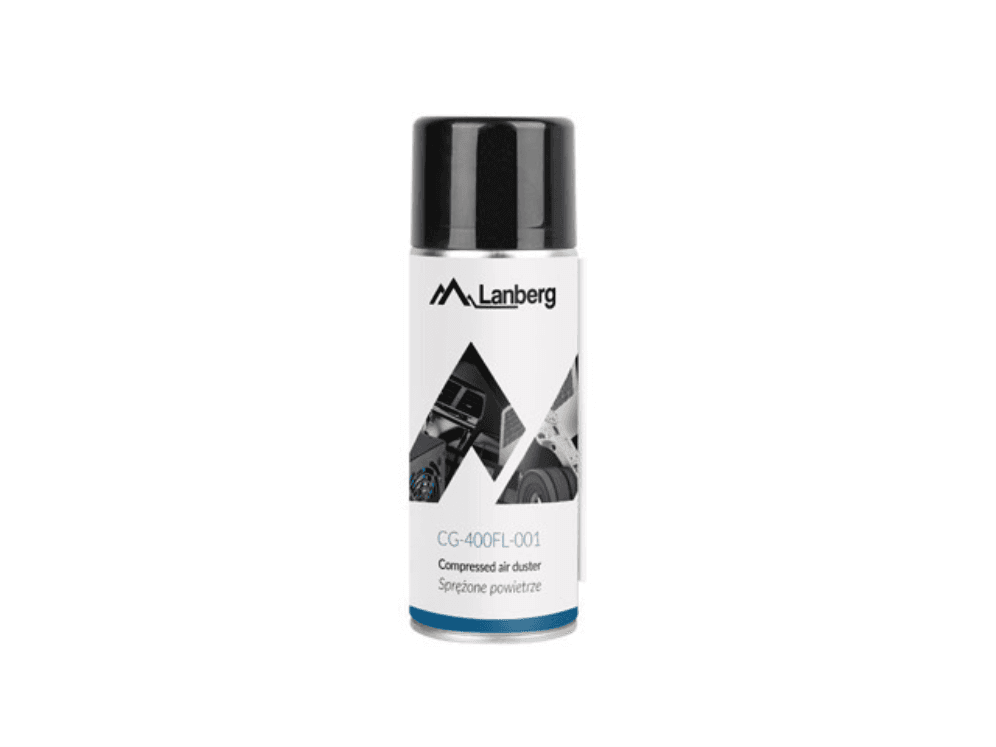 Aire Comprimido Lanberg 400 ml - Limpieza Profunda para Equipos Informáticos