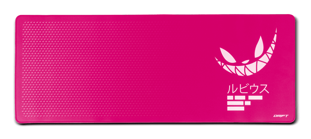 Alfombrilla Gaming Drift Edición Especial El Rubius Rosa XL 900X350X3mm