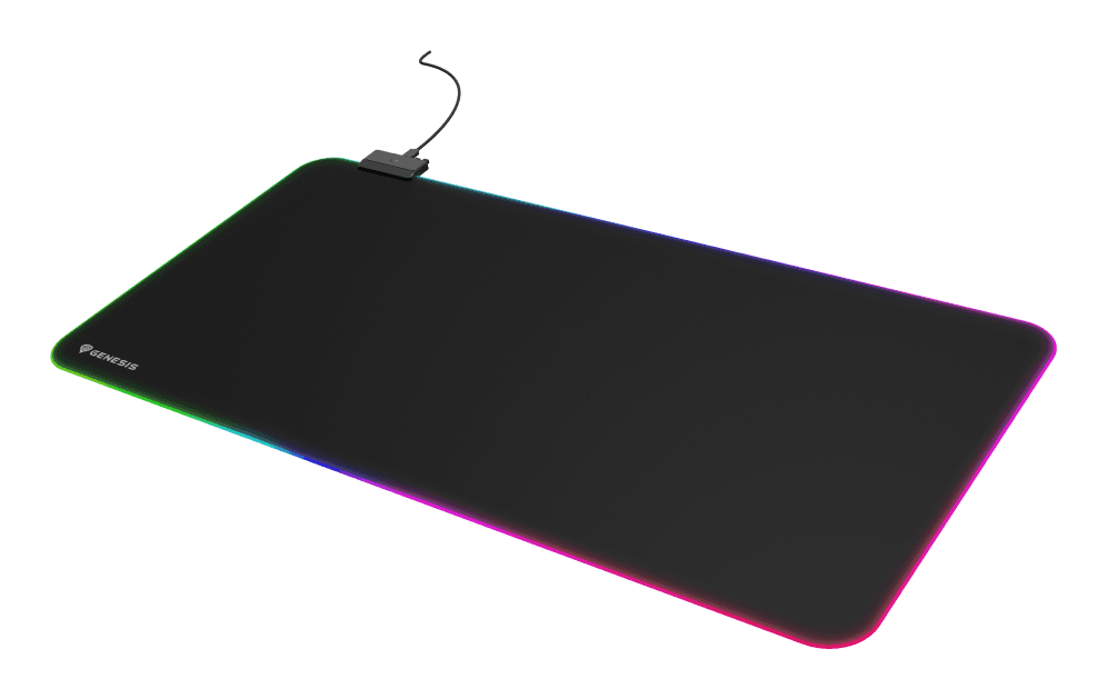 Alfombrilla Genesis Boron 500 XXL Logo 800x400x4mm RGB — imagen 1