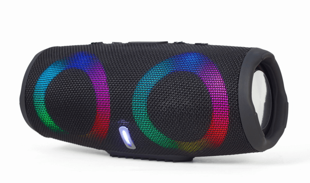 Altavoz Portátil Gembird SPK-BT-LED-02 10W Bluetooth Negro — imagen 1