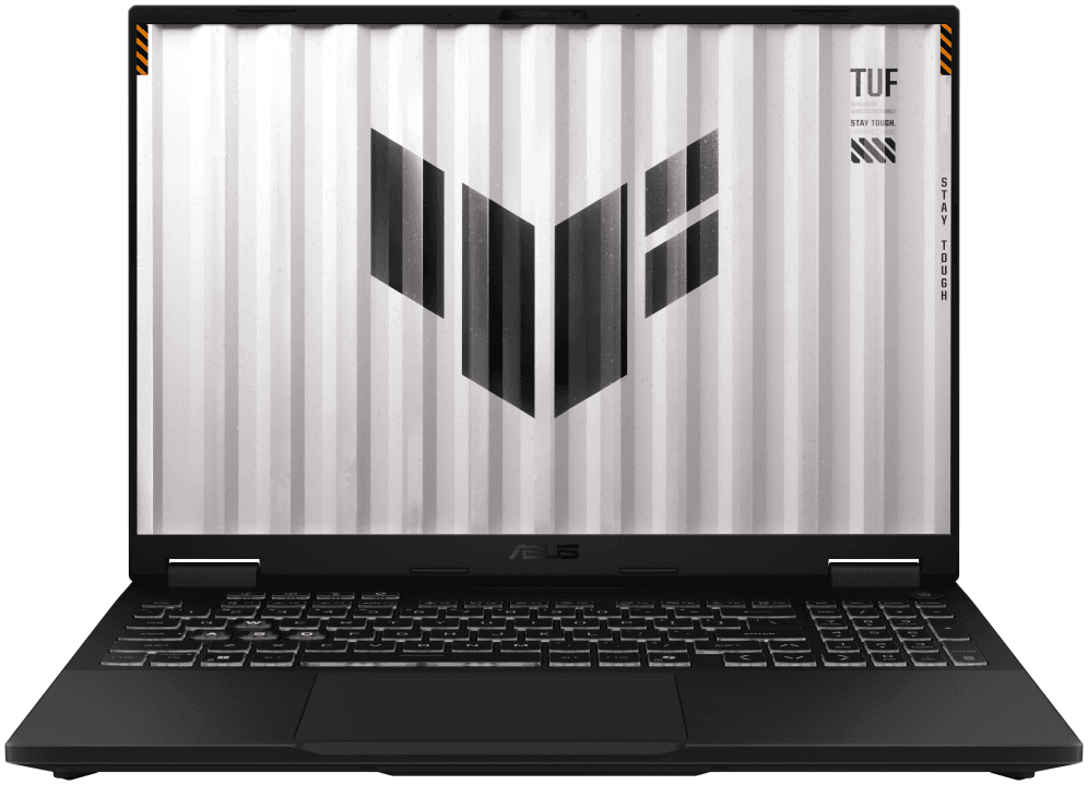 ASUS TUF Gaming A16 TUF608UHI-TU188W - Ordenador Portátil Gaming de 16" WUXGA 144Hz (AMD Ryzen 7 260, 16GB RAM, 512GB SSD, NVIDIA RTX 5050 8GB, Windows 11 Home) Gris Jager - Teclado QWERTY español — imagen 1