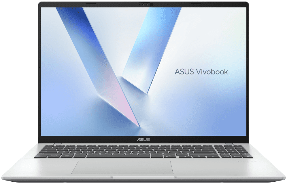 ASUS Vivobook 16 D1607GA-MB086W Copilot+ PC - Ordenador Portátil " WUXGA (AMD Ryzen AI 7 445, 16GB RAM, 512GB SSD, Radeon 840M, Windows 11 Home) Plata Fría - Teclado QWERTY español — imagen 1
