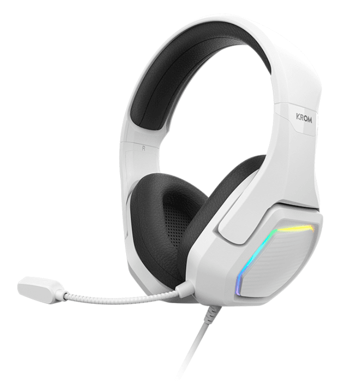 Auricular Gaming Krom Kopa 7.1 Virtual Blanco