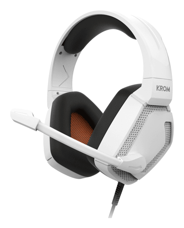 Auricular Gaming Krom Kopa Pro Estereo Blanco