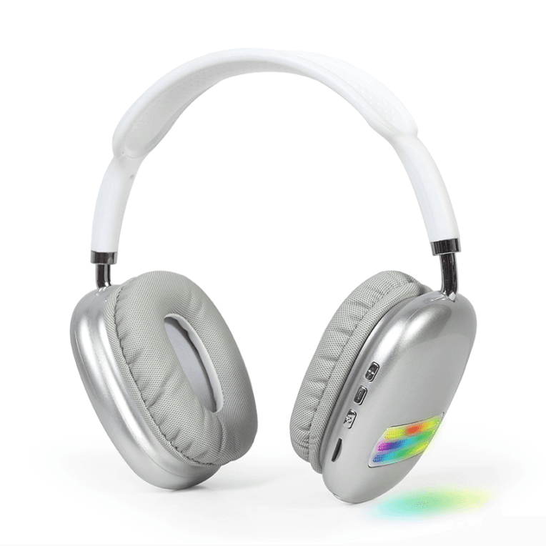 Auricular Gembird BHP-LED-02-W Blanco Microfono Bluetooth — imagen 1