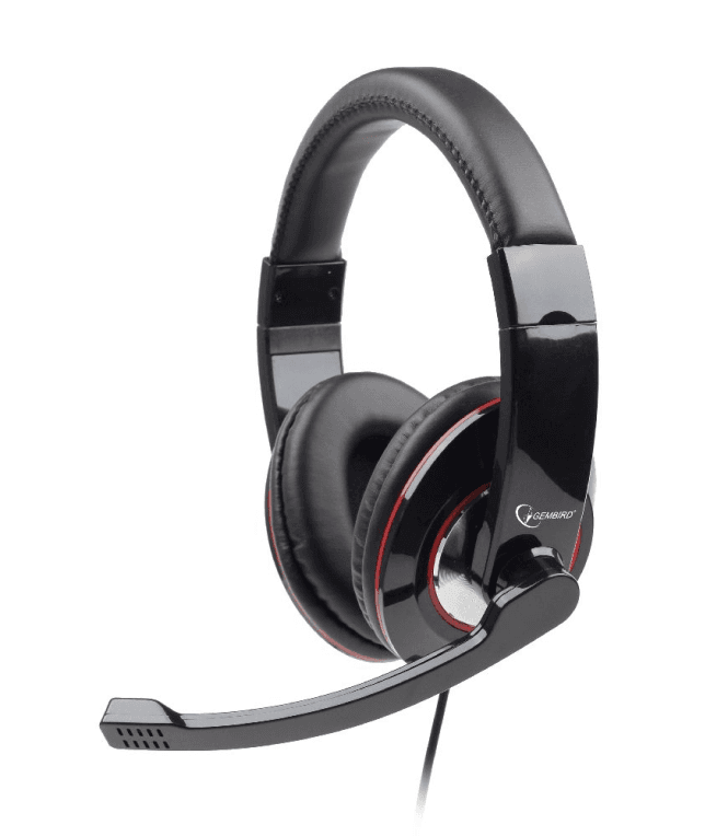 Auricular Gembird MHS-U-001 Alámbrico Diadema Negro Para Llamadas Y Música — imagen 1