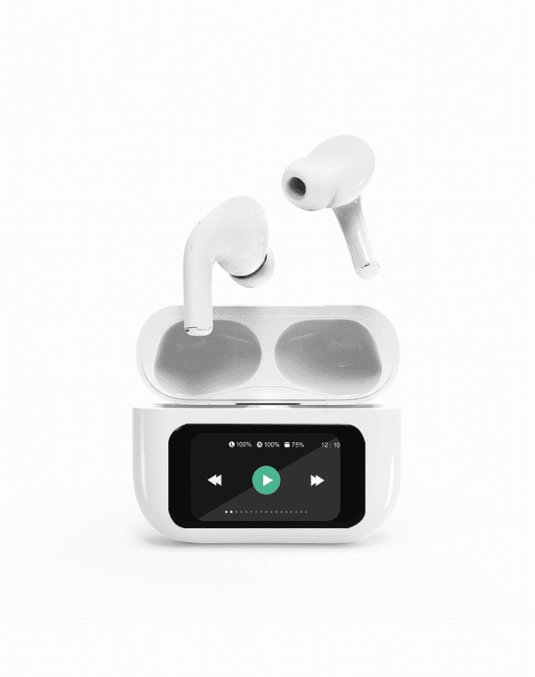 Auricular Gembird TWS-LCD-ANC-01-W Blanco Bluetooth Con Cancelación Activa De Ruido — imagen 1