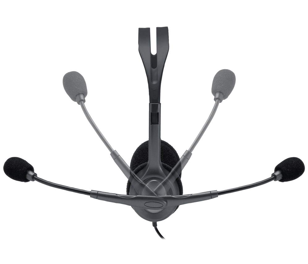 Auricular Logitech H111 Gris Alámbrico Con Micrófono