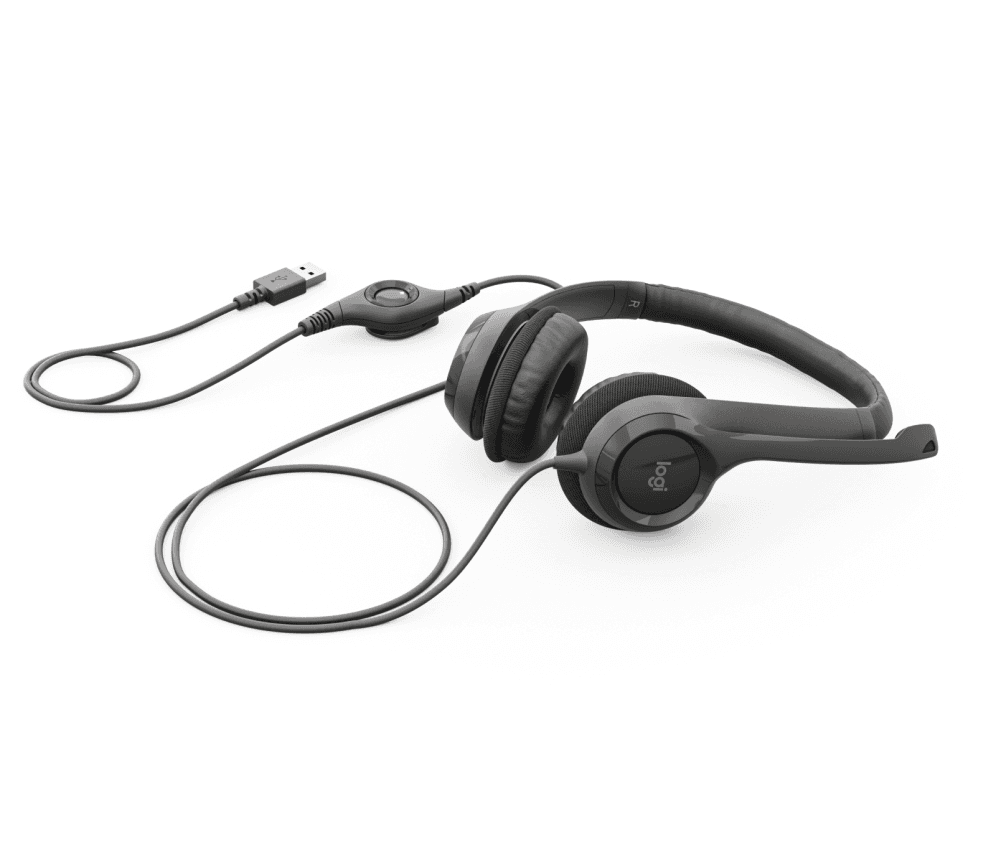Auricular Logitech H390 Negro Alámbrico Con Micrófono