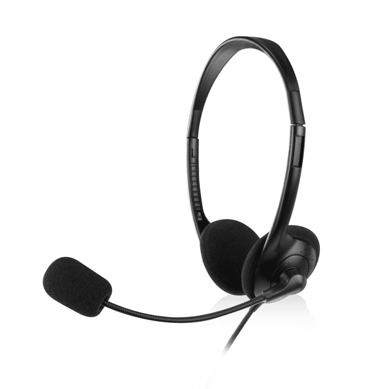 Auriculares Ewent Chat EW3567 Negro Microfono Alambrico Jack 3.5mm