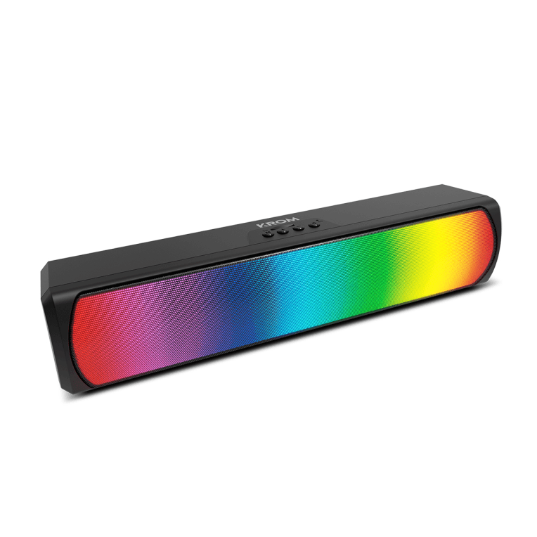 Barra de Sonido Bluetooth RGB Krom K-Pop