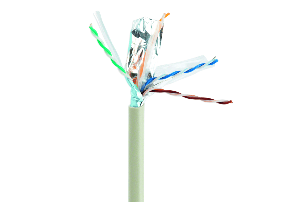 Bobina Gembird Cable de Red Cat6 FTP Premium CCA Solido ECA 100 M — imagen 1