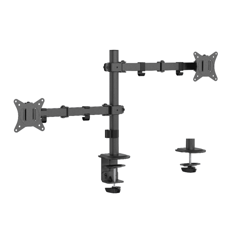 Brazo de Monitor Gembird MA-D2-03 para 2 Pantallas de Escritorio Ajustable 17-32 Pulgadas — imagen 1