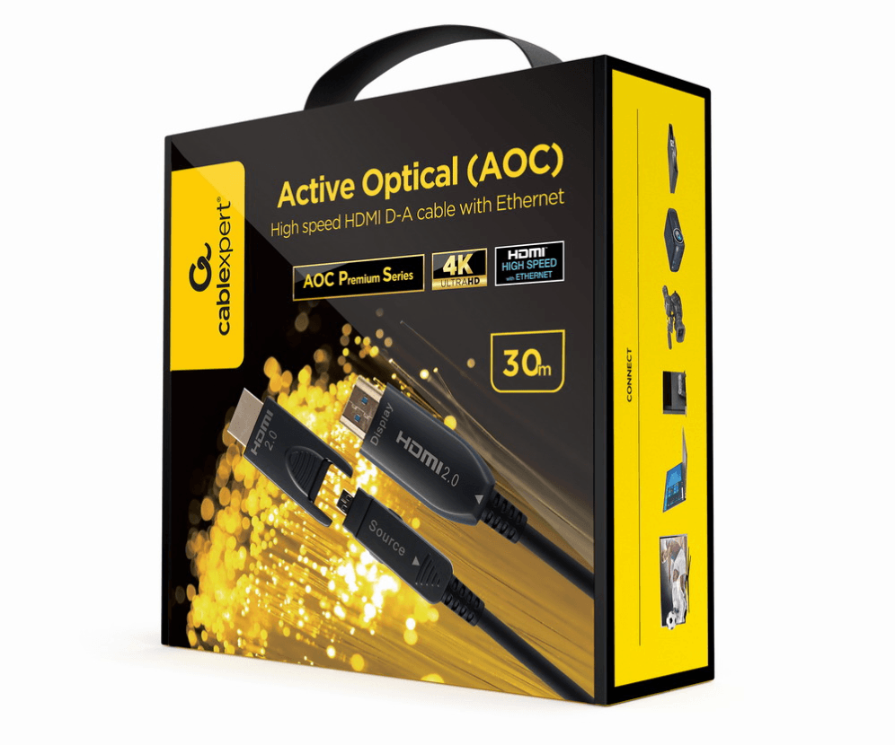 Cable AOC HDMI D-A Gembird Premium Series Con Ethernet 30m — imagen 1