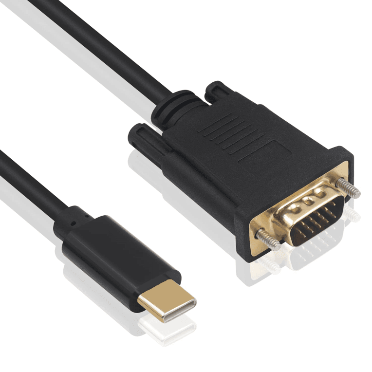 Cable Convertidor Ewent USB-C A VGA Macho 1080p/60Hz 1.8m