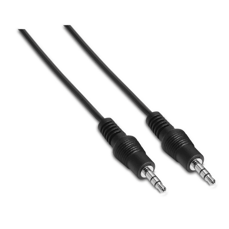 Cable de Audio Aisens A128-0143 Estereo Jack 3.5mm Macho a Jack 3.5mm Macho Negro 3.0m — imagen 1
