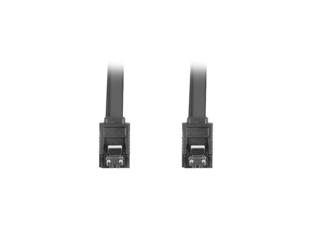 Cable de Datos Lanberg SATA III 6Gb/s Clip Metal 0.5m Rojo — imagen 1