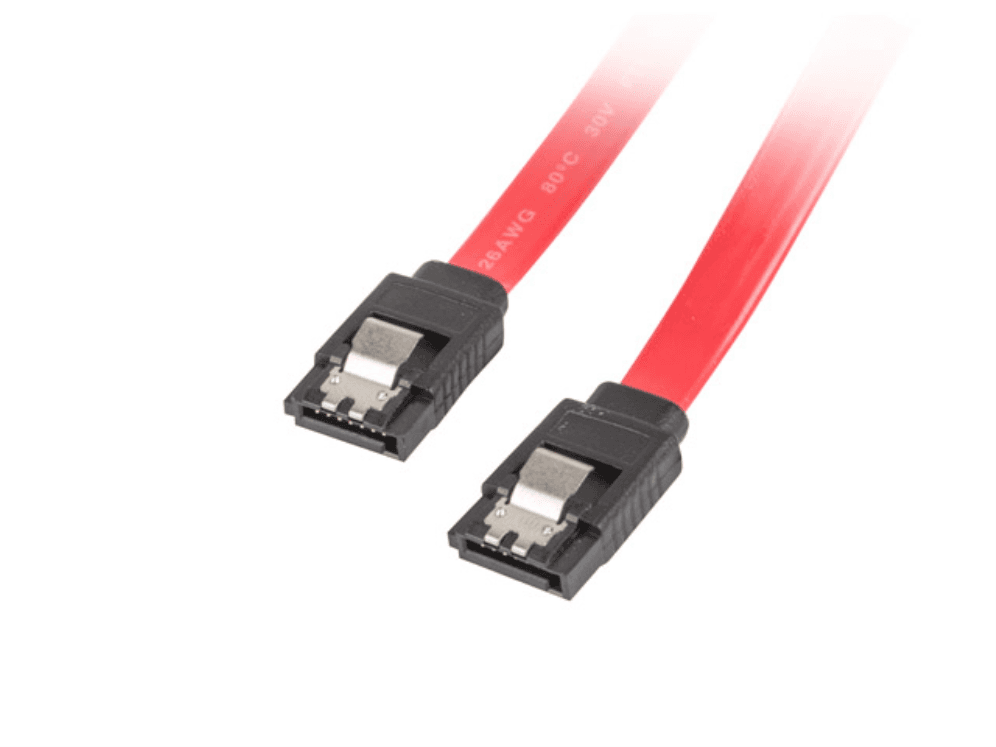 Cable de Datos Lanberg SATA III 6Gb/s Clip Metal 0.5m — imagen 1