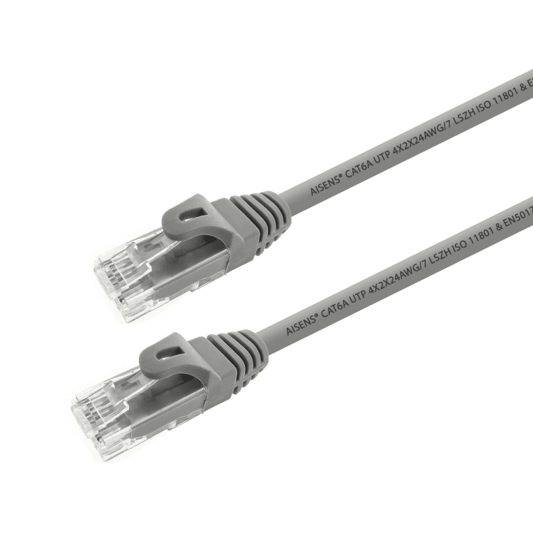 Cable de Red Aisens A145-0324 Gris 0.25m Cat.6a U/UTP (UTP) — imagen 1
