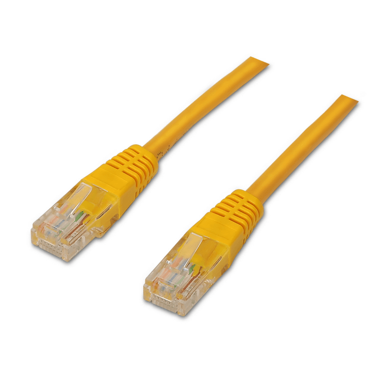 Cable de Red Aisens Latiguillo RJ45 Cat.6 UTP AWG24 Amarillo 1.0m — imagen 1