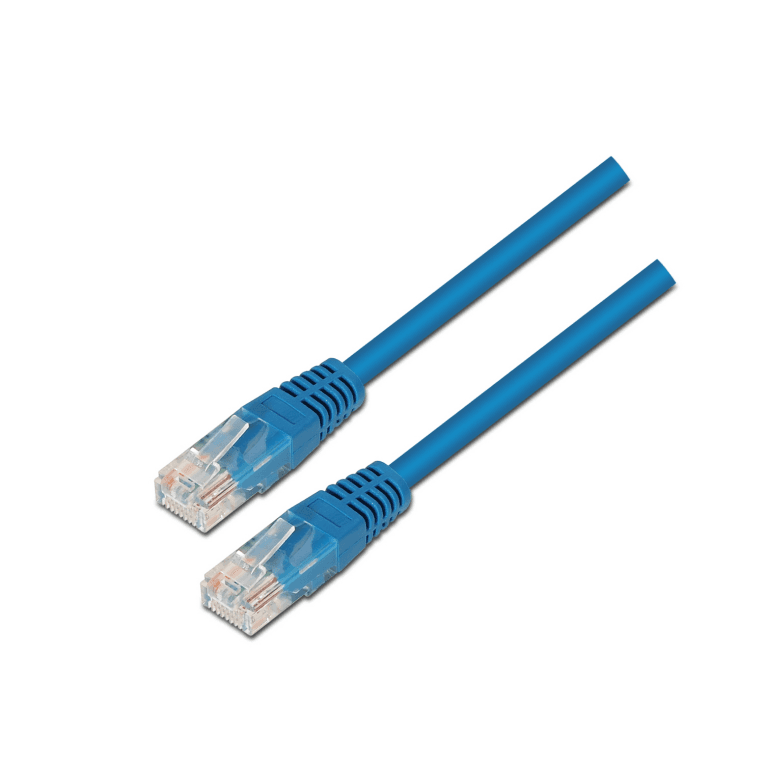 Cable de Red Aisens Latiguillo RJ45 Cat.6 UTP AWG24 Azul 0.5m — imagen 1