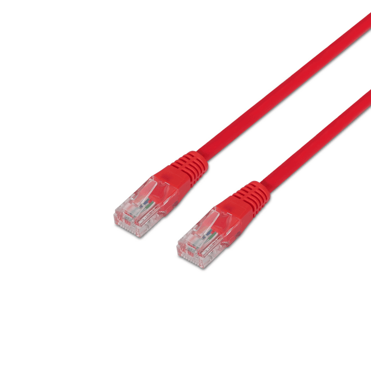 Cable de Red Aisens Latiguillo RJ45 Cat.6 UTP AWG24 Rojo 1.0m — imagen 1