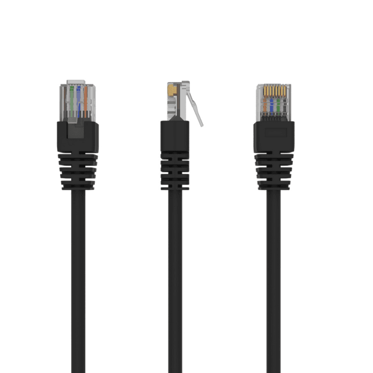 Cable de Red Gembird PP12-5M/BK UTP CAT5E 5M Negro — imagen 1