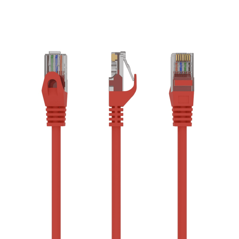 Cable de Red Gembird PP6U-0.5M/R UTP CAT6 0,5M Rojo — imagen 1