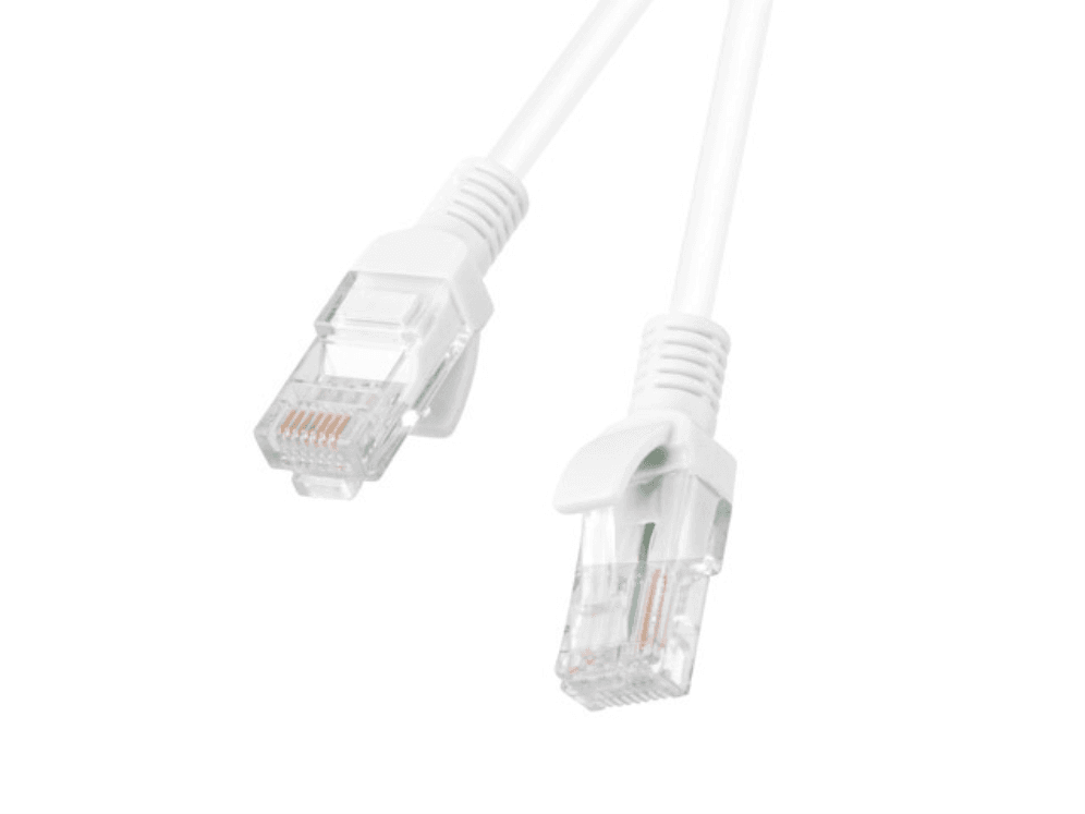 Cable de Red Lanberg Latiguillo Cat.6 UTP 1.5m Blanco Fluke Passed — imagen 1