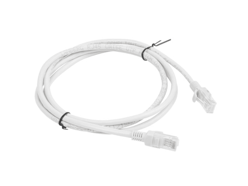 Cable de Red Lanberg Latiguillo Cat.6 UTP 1.5m Gris Fluke Passed — imagen 1