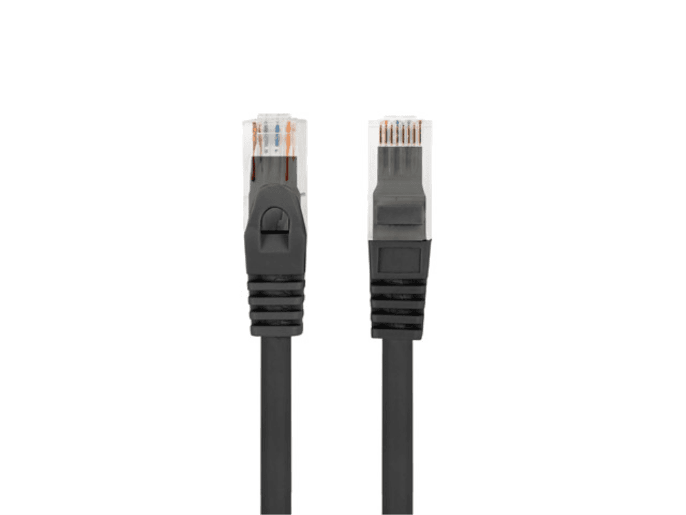 Cable de Red Lanberg Latiguillo Cat.6 UTP LSZH Cu 5M Negro Fluke Passed — imagen 1