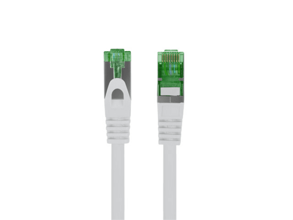 Cable de Red Lanberg Latiguillo Cat.7 S/FTP LSZH Cu 0.25M Gris Fluke Passed — imagen 1