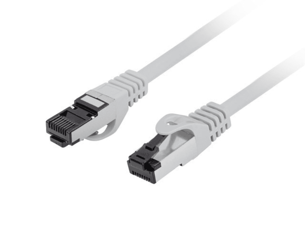 Cable de Red Lanberg Latiguillo Cat.8.1 S/FTP LSZH CU 2m Gris Fluke Passed — imagen 1